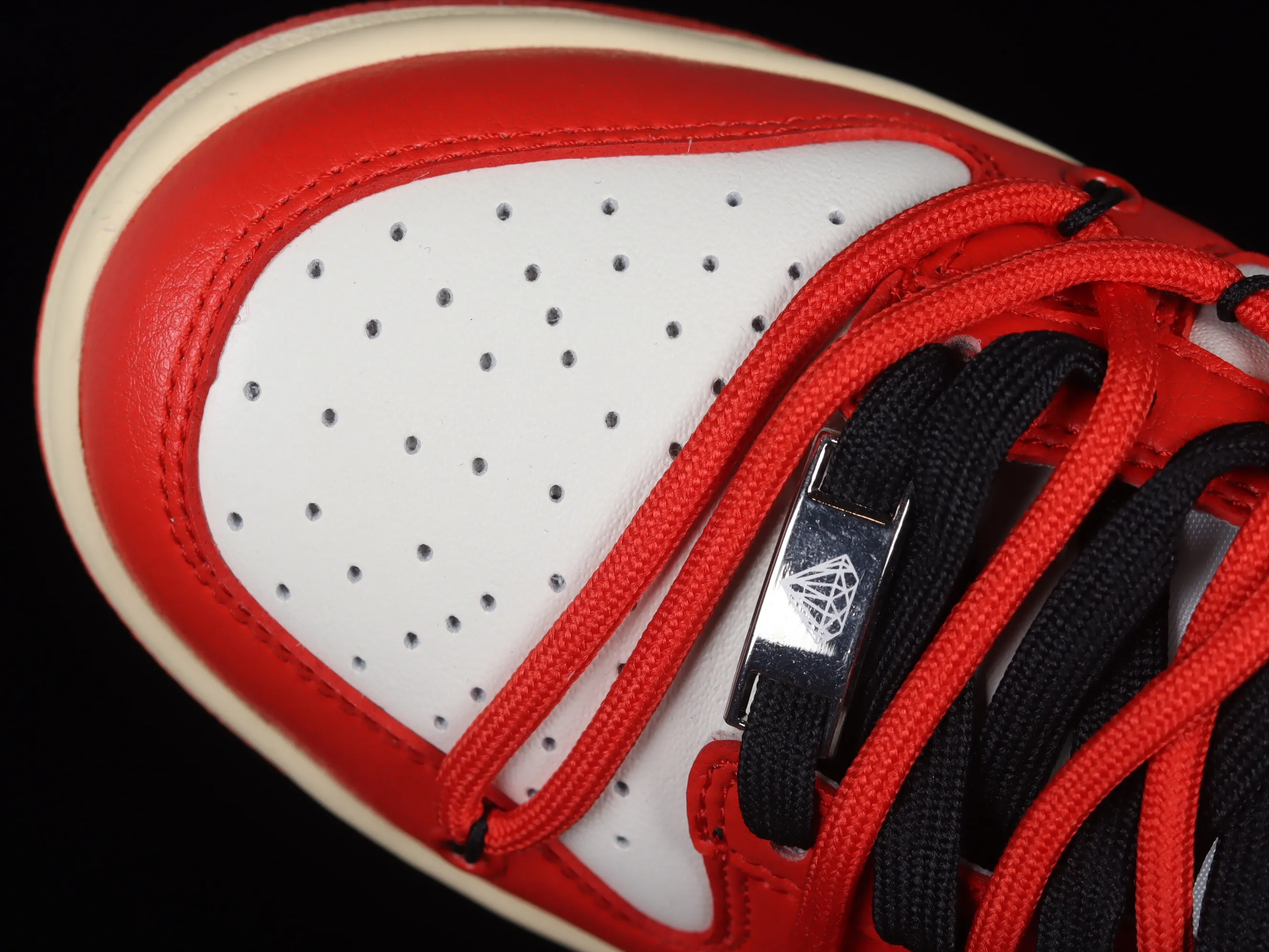 All Categories Nk SB Dunk Series Nk SB Dunk Low Low-top Sneakers Nk Dunk Low Chicago Color Customized Deconstructed Strappy Casual Sneakers DD3363-100